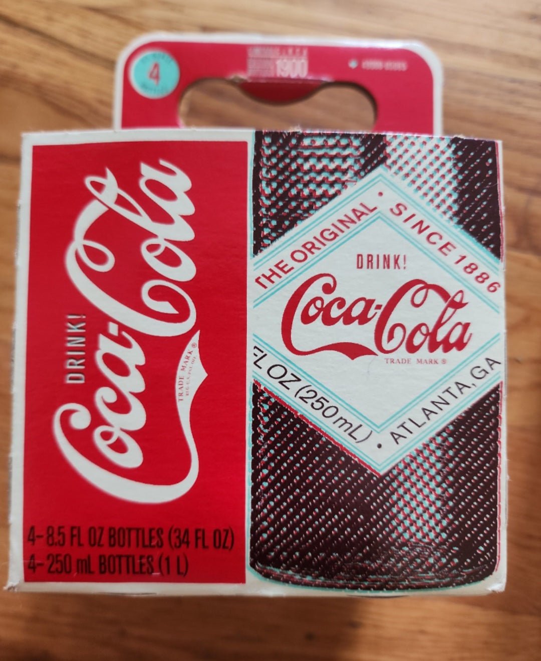 2007 Limited Edition Circa 1900 Atlanta,GA Four Pack of full Coca - Cola Bottles Collector - I Bought a Yard Sale