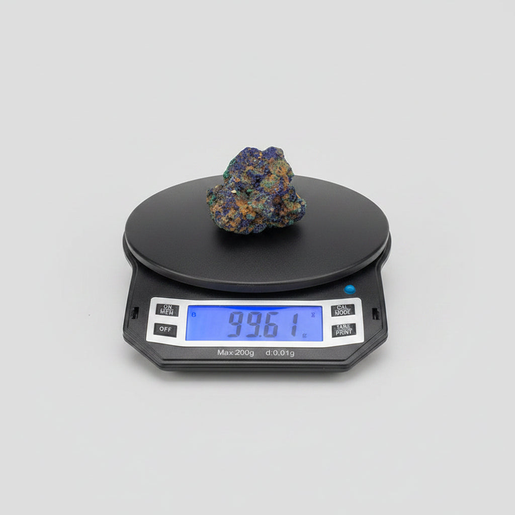 99.6g Azurite and Malachite Cluster Mineral Specimen - I Bought a Yard Sale