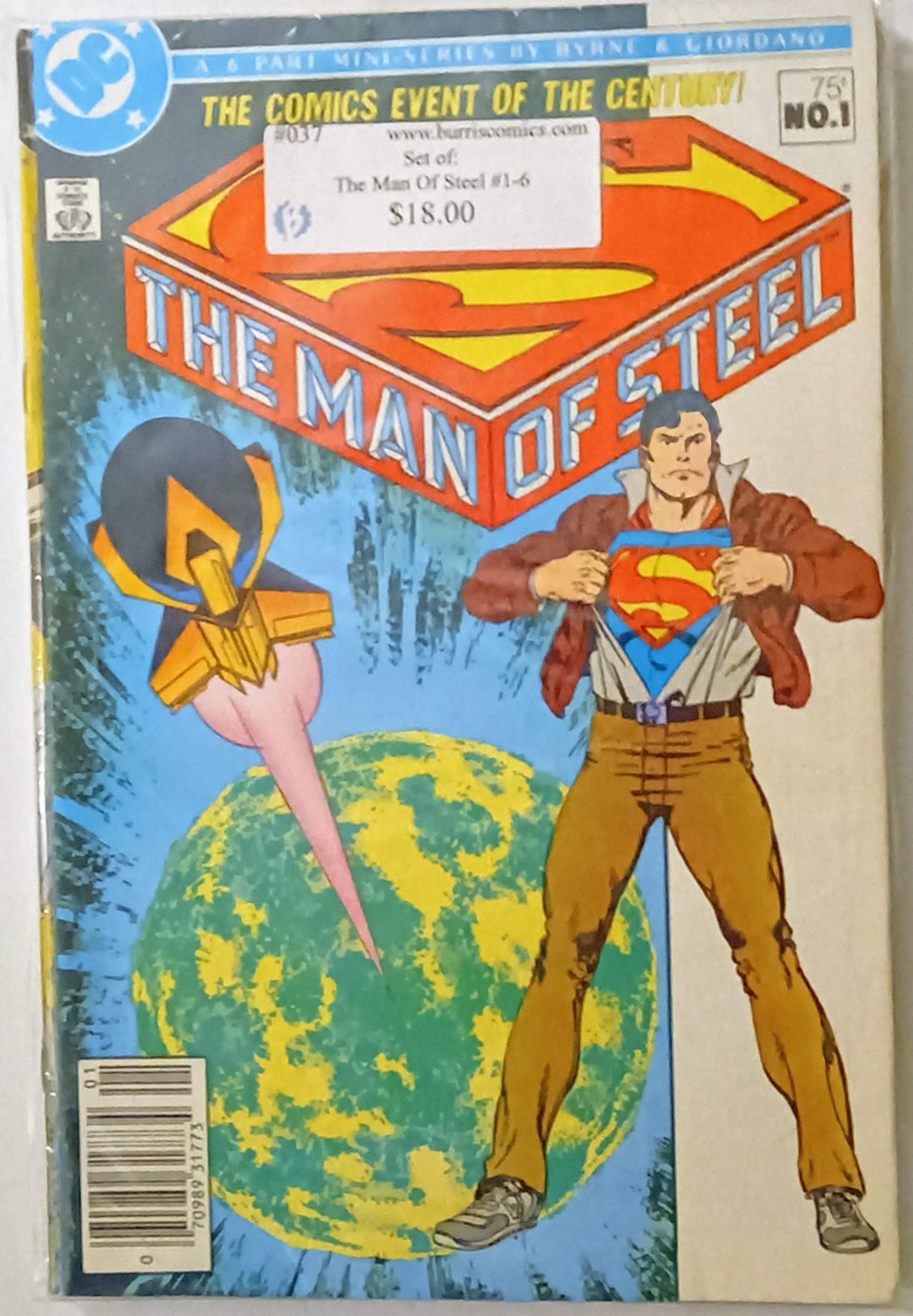 Comic Book Set: The Man of Steel 1 - 6, DC Comics - I Bought a Yard Sale