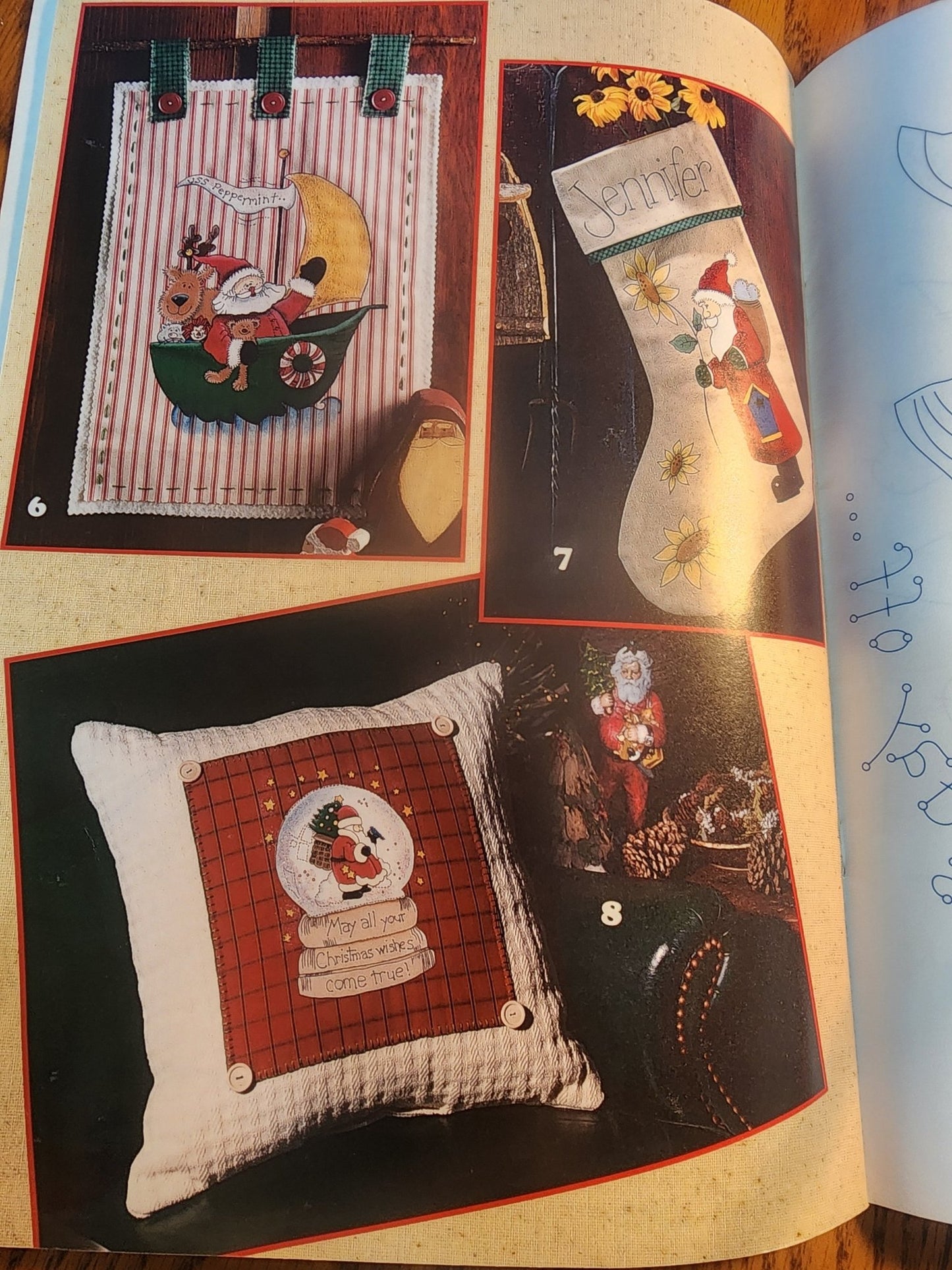 Leisure Arts Santa Collector Iron - On TRANSFERS Book 1655 Kathy Rueger 1996 - I Bought a Yard Sale
