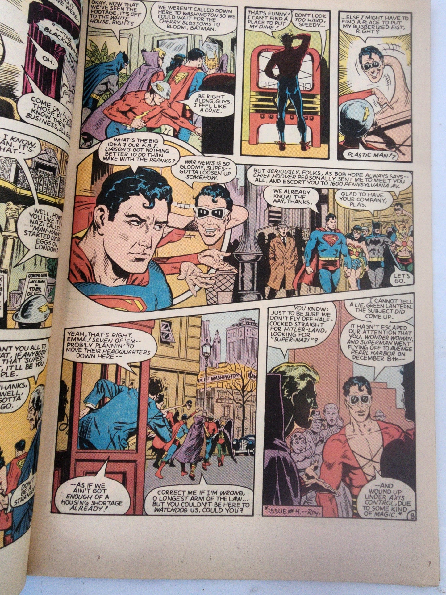 All-Star Squadron 36 Superman vs SHAZAM! 1984 DC Comic in very good but not mint condition.