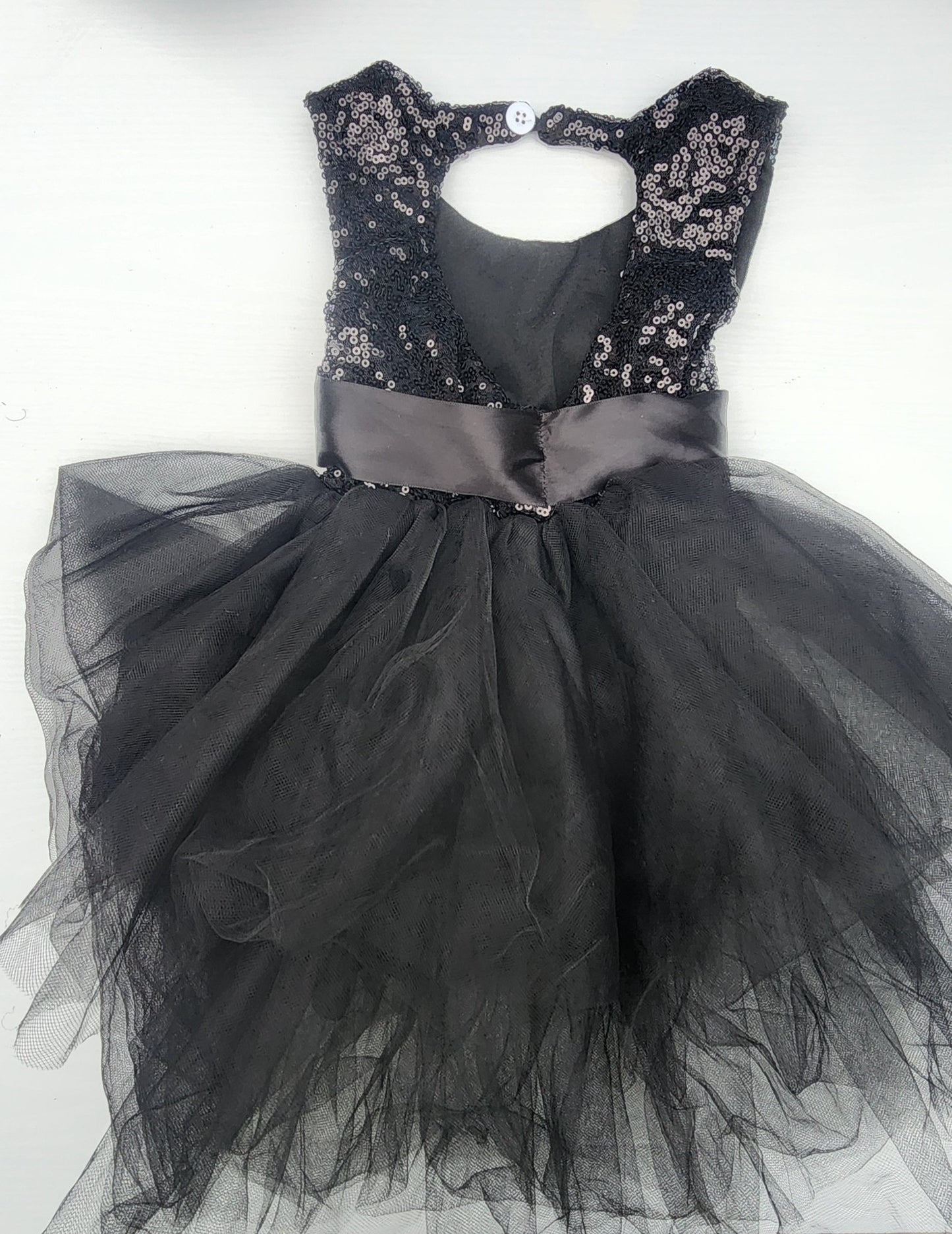 Toddler Kids Girls Baby Princess Dress Sleeveless Sequins Tutu Tulle Dresses 6 - 9m - I Bought a Yard Sale