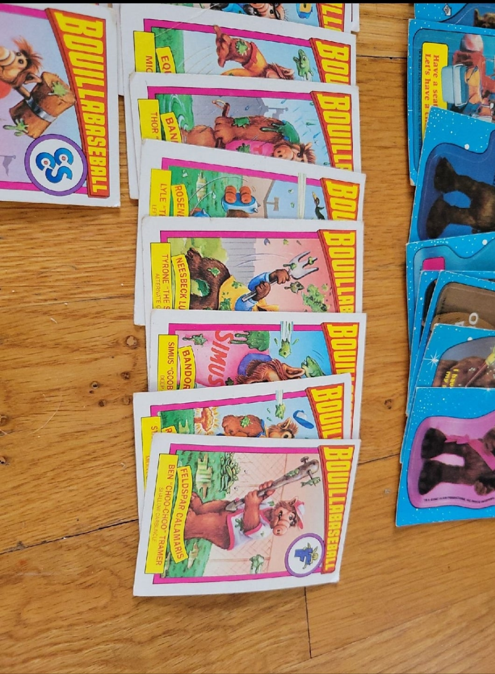 Vintage Alf & Bouillabaseball Trading Card Collection - I Bought a Yard Sale