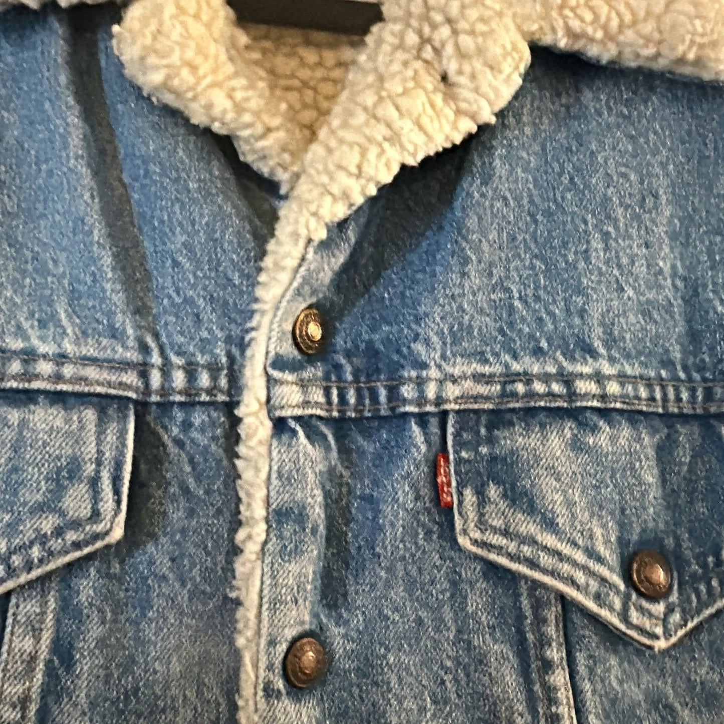 Vintage Levi's Sherpa Trucker Jacket - I Bought a Yard Sale