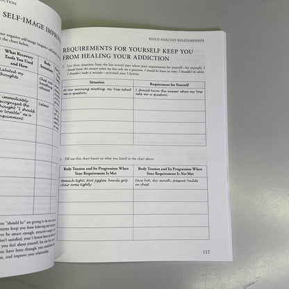 MIND-BODY WORKBOOK FOR ADDICTION Effective Tools Substance Abuse Recovery Book