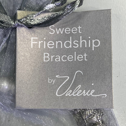 VALERIE PARR HILL Angel Wing Heart & Pearl Friendship Bracelets Average Blue