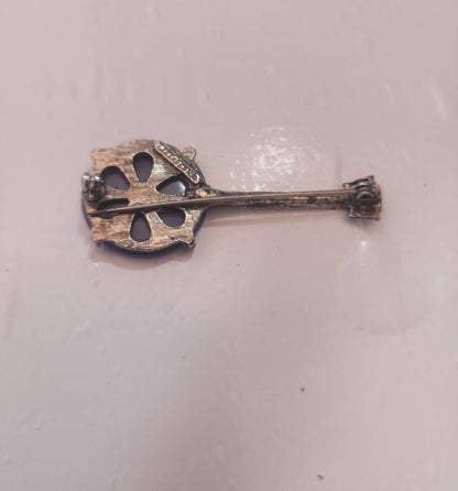 1960’s Jewelarama Holographic Banjo Pin Brooch - I Bought a Yard Sale