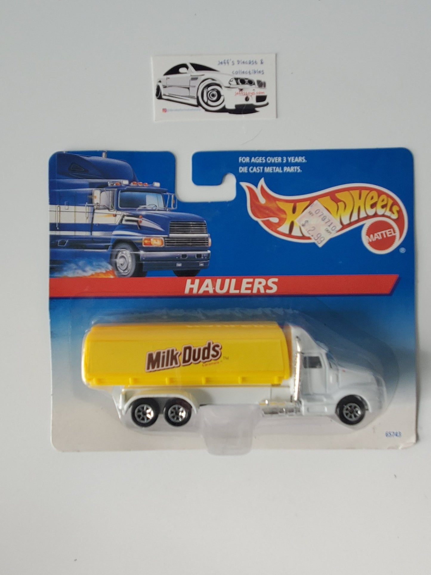1996 Hot Wheels Haulers Milk Duds - I Bought a Yard Sale