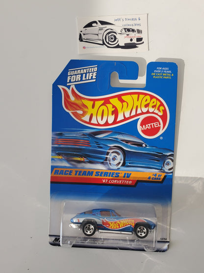 1998 Hot Wheels '63 Corvette 728 Race Team - I Bought a Yard Sale