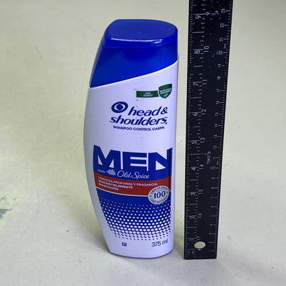 HEAD & SHOULDERS (6 PACK) Men Original Old Spice Scent Shampoo Control 375ml