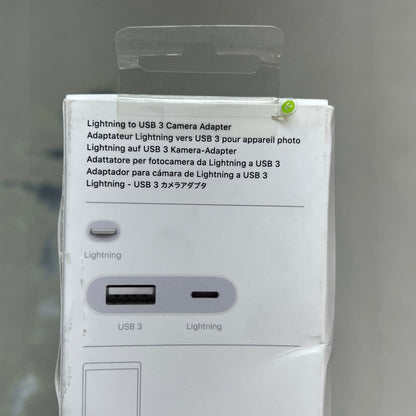 APPLE Lightning To USB 3 Camera Adapter White MK0W2AM/A (Return)