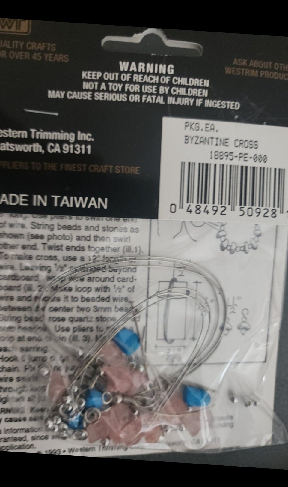 2 Ancient Treasures Earring Kits Byzantine Cross - I Bought a Yard Sale