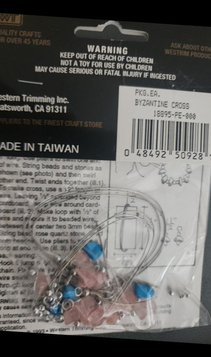 2 Ancient Treasures Earring Kits Byzantine Cross - I Bought a Yard Sale