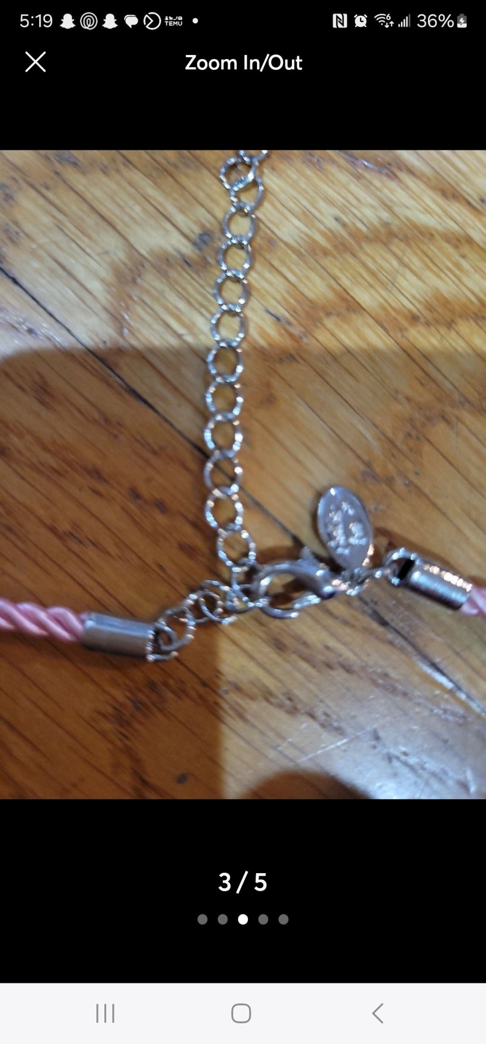 2 Necklace chokers Green and Pink - I Bought a Yard Sale