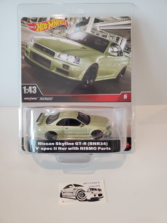 2024 Hot Wheels Premium 1:43 Nissan Skyline GT - R BNR34 - I Bought a Yard Sale