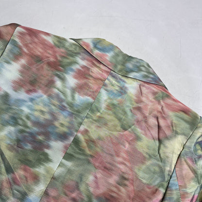 ARMANI COLLEZIONI Floral Print Blazer w/ Button Rose Women's Sz 4 (Pre-Owned)