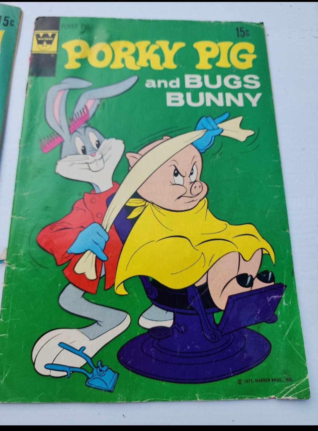 3 Whitman Comics Bugs Bunny Yosemite Sam & Porky Pig - I Bought a Yard Sale