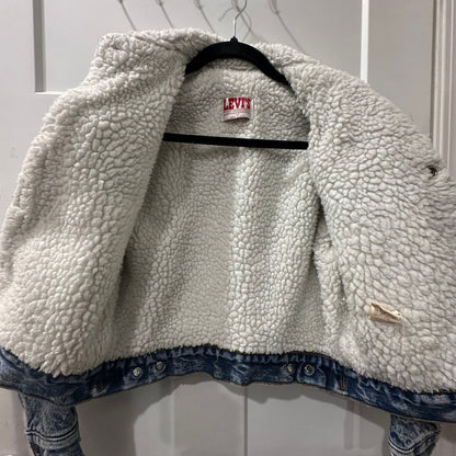 Vintage Levis Sherpa Lined Denim Trucker