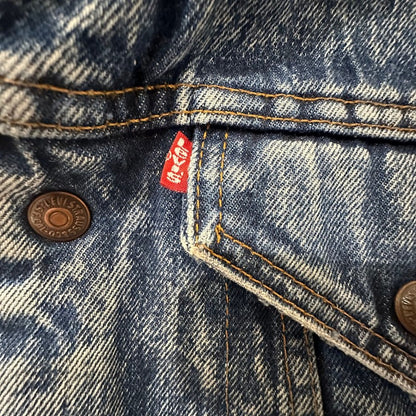 Vintage Levis Sherpa Lined Denim Trucker
