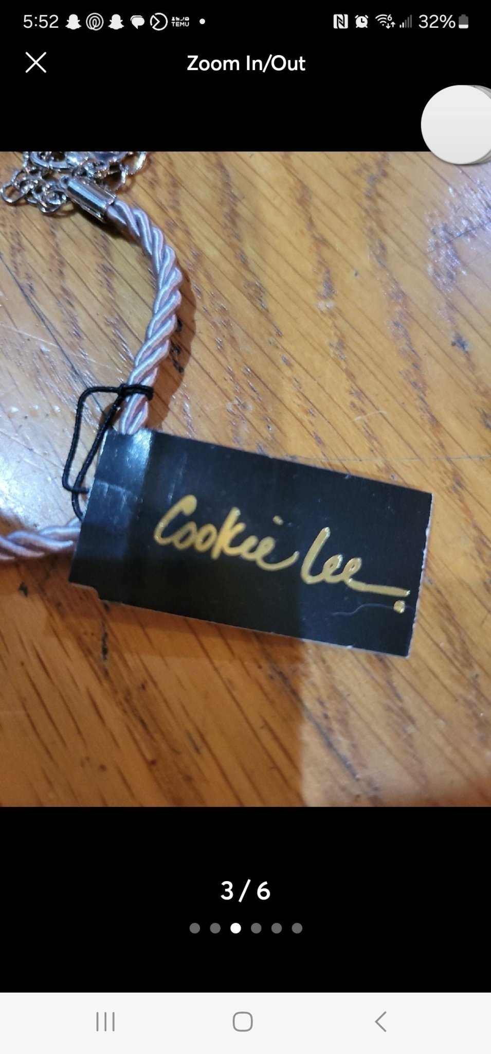 4 Necklace chokers Pink, Tan, Grey, green by Cookie Lee - I Bought a Yard Sale