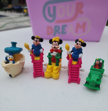 5 Disney wind - up Toys Mickey, Minnie, Goofy & Donald Duck. - I Bought a Yard Sale