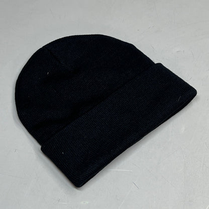 ZED Logo Infinity Fold Over Beanie 100% Acrylic One Size Black/Teal