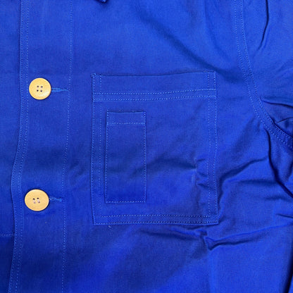 CPG CODEGRAPHY WORLDWIDE 4 Pocket Button Up Shore Coat Men's Sz L Blue