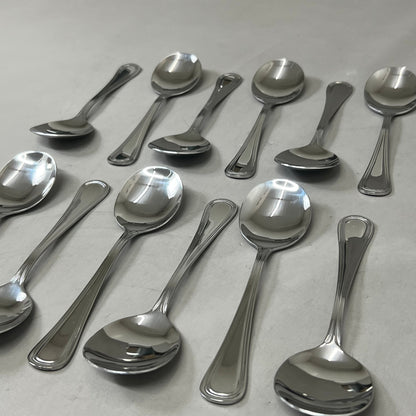 ABERT (12 Pack) Matisse Vintage Soup Spoon 6.8" Stainless Steel FP486