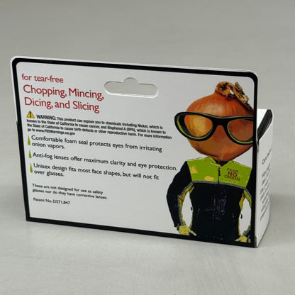 RSVP Tear & Fog Free Foam Seal Onion Goggles Black W/ Pink Frame