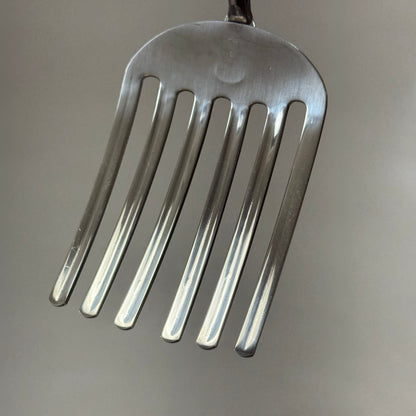 RSVP (2 PACK) Stainless Steel Fantastic Food Fork 10"x2" Black