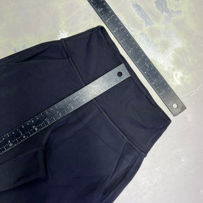 LULULEMON Butter Soft High Rise Cuffed Leggings Women's Sz 0 Black (Pre-Owned)