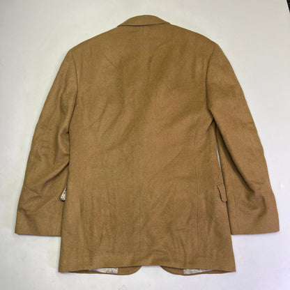 EVAN-PICONE Silk Lining Wool Outer Shell Blazer Men's Sz 36R Khaki Brown (Used)