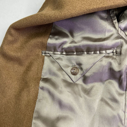 EVAN-PICONE Silk Lining Wool Outer Shell Blazer Men's Sz 36R Khaki Brown (Used)