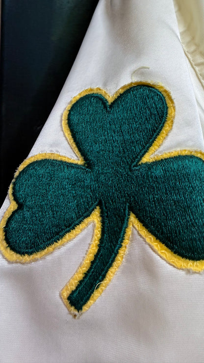 Rare Vintage White Satin Celtics Starter Jacket