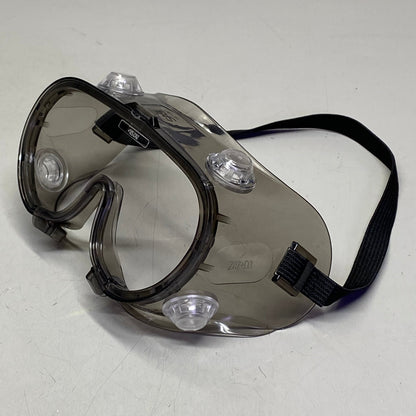 SAS SAFETY CORP (2 PACK) Chemical Splash Safety Goggles Black Frame /Clear Lens 5109