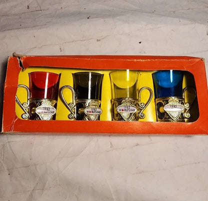 1982 World's Fair Plastic Shot Glasses from Knoxville Tennessee