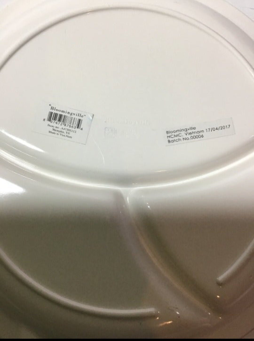 Adorable Bloomingville pink plastic plate! Perfect for your baby - I Bought a Yard Sale