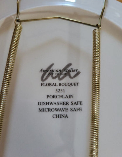 American Atelier 8" Plate Decor with brass hangers new in box - I Bought a Yard Sale