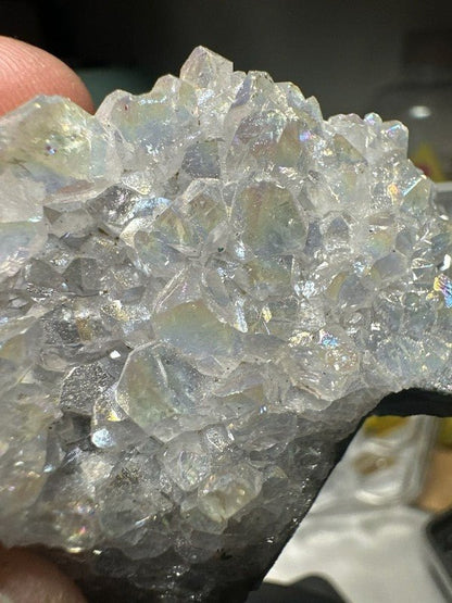 Angel Aura Quartz Crystal Cluster on Matrix 87.99g - I Bought a Yard Sale