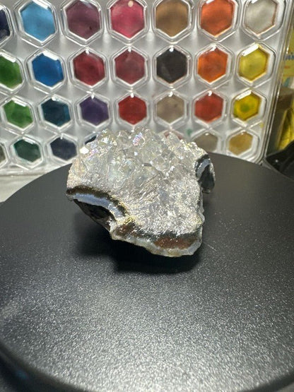 Angel Aura Quartz Crystal Cluster on Matrix 87.99g - I Bought a Yard Sale
