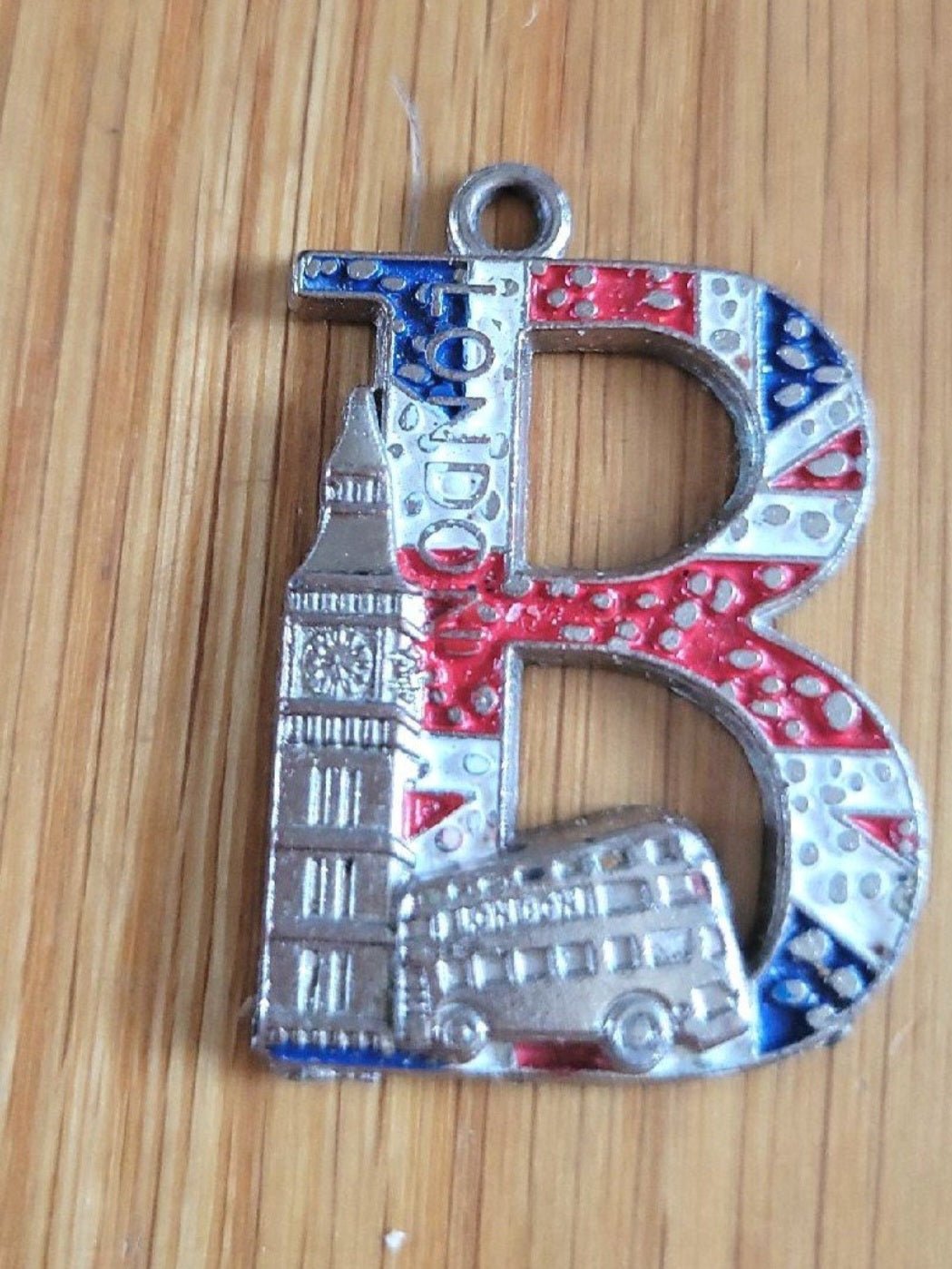 B Initial Pendant Love for London - I Bought a Yard Sale