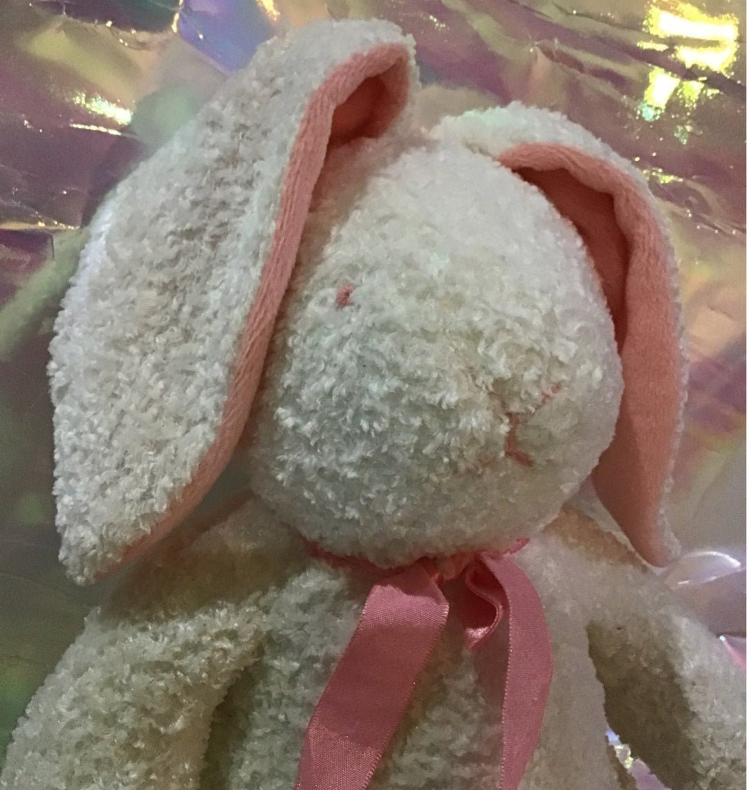 Baby's First Bunny Rabbit white & Pink - I Bought a Yard Sale