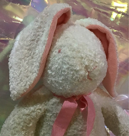 Baby's First Bunny Rabbit white & Pink - I Bought a Yard Sale