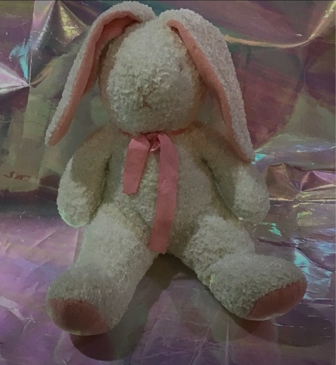 Baby's First Bunny Rabbit white & Pink - I Bought a Yard Sale
