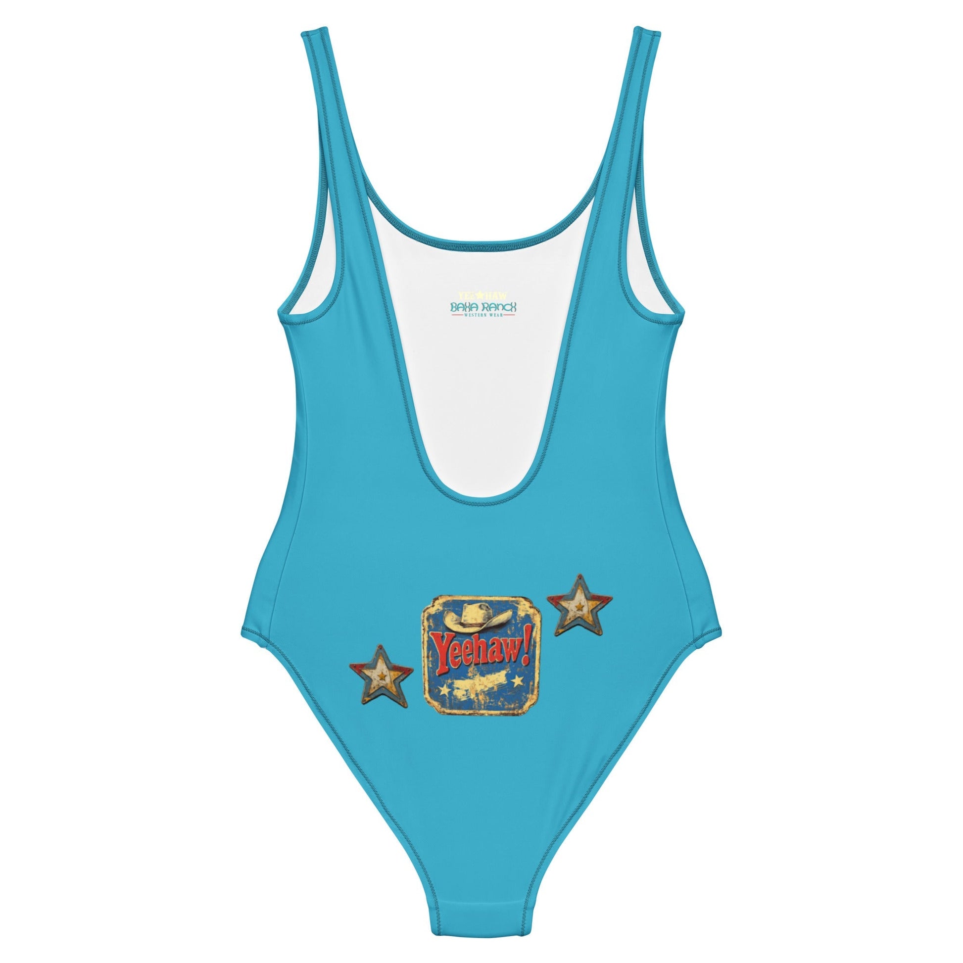 Baha Ranch Yeehaw Vintage Cowgirl One - Piece Swimsuit - I Bought a Yard Sale