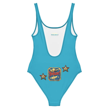 Baha Ranch Yeehaw Vintage Cowgirl One - Piece Swimsuit - I Bought a Yard Sale