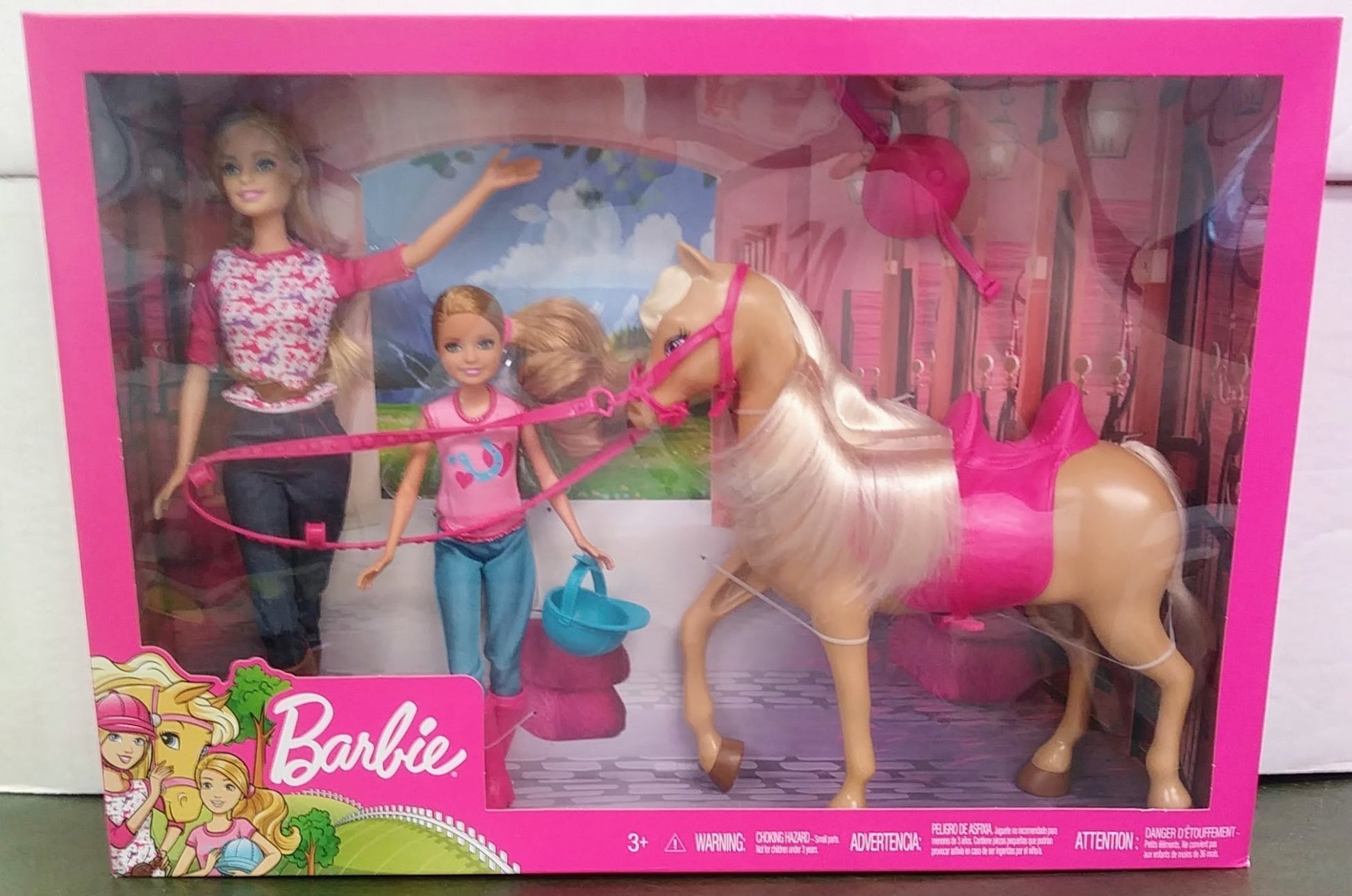 Barbie Doll Set - Sisters Moments Riding Lesson (2018) - I Bought a Yard Sale
