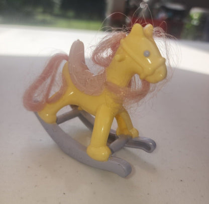 Barbie Happy Family Playset Toy Rocking Horse Yellow Purple Grandma Neighborhood - I Bought a Yard Sale