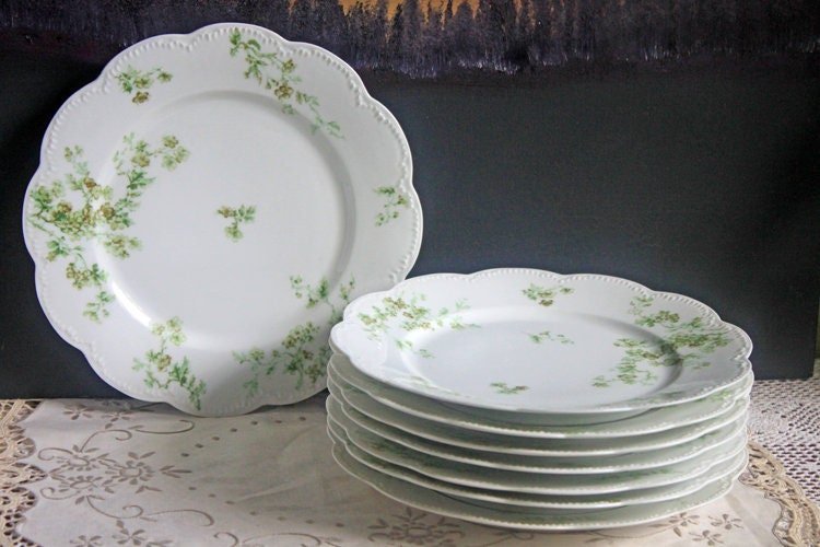 Berry Bowls by Limoges Elite. Set of Eight Berry Bowls. 5 inch Serving Bowls with Pink Roses & Scalloped Rim. - I Bought a Yard Sale