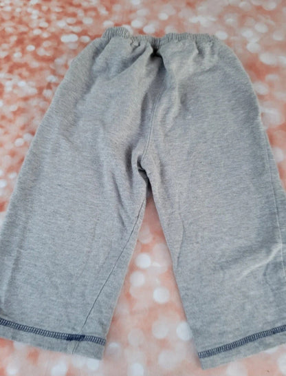 Boys First Impression gray pants blue trim 24m - I Bought a Yard Sale